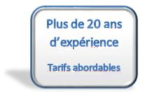 20 ans d'expérience